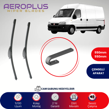 Aeroplus Fiat Ducato 2002-2006 Muz Silecek Takımı