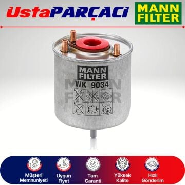 Mann-Filter Peugeot 508 1.6 E-Hdi Euro5 Dizel Yakıt Filtresi 2011-2015 WK9034 9672320980
