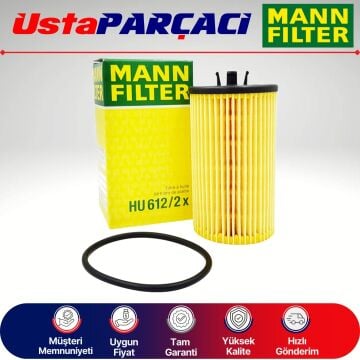 Mann-Filter Chevrolet Trax 1.4 T Benzinli Yağ Filtresi 2013-2014 HU612/2X 5650359
