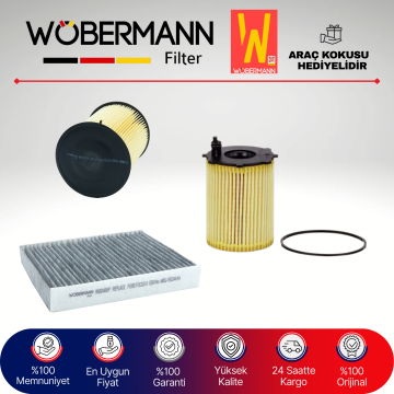Wöbermann Volvo S40 1.6 Dizel E4 Filtre Bakım Seti 2007-2010 3KP