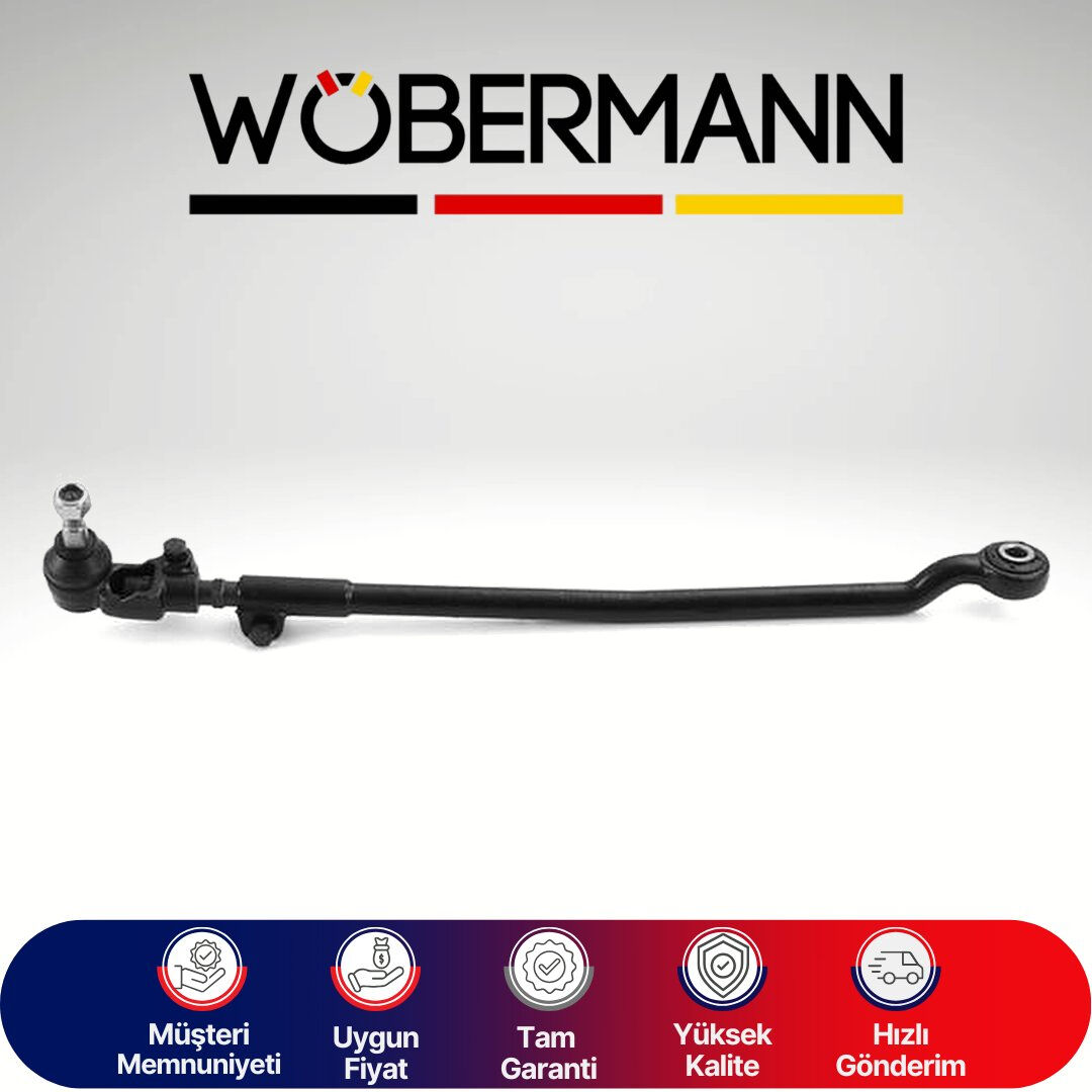 Wöbermann Opel Vecra A 1988-1995 Astra F 1991-1998 Calibra 1990-1997 Rot Kolu Mili Başı Takımı Sol 90373225