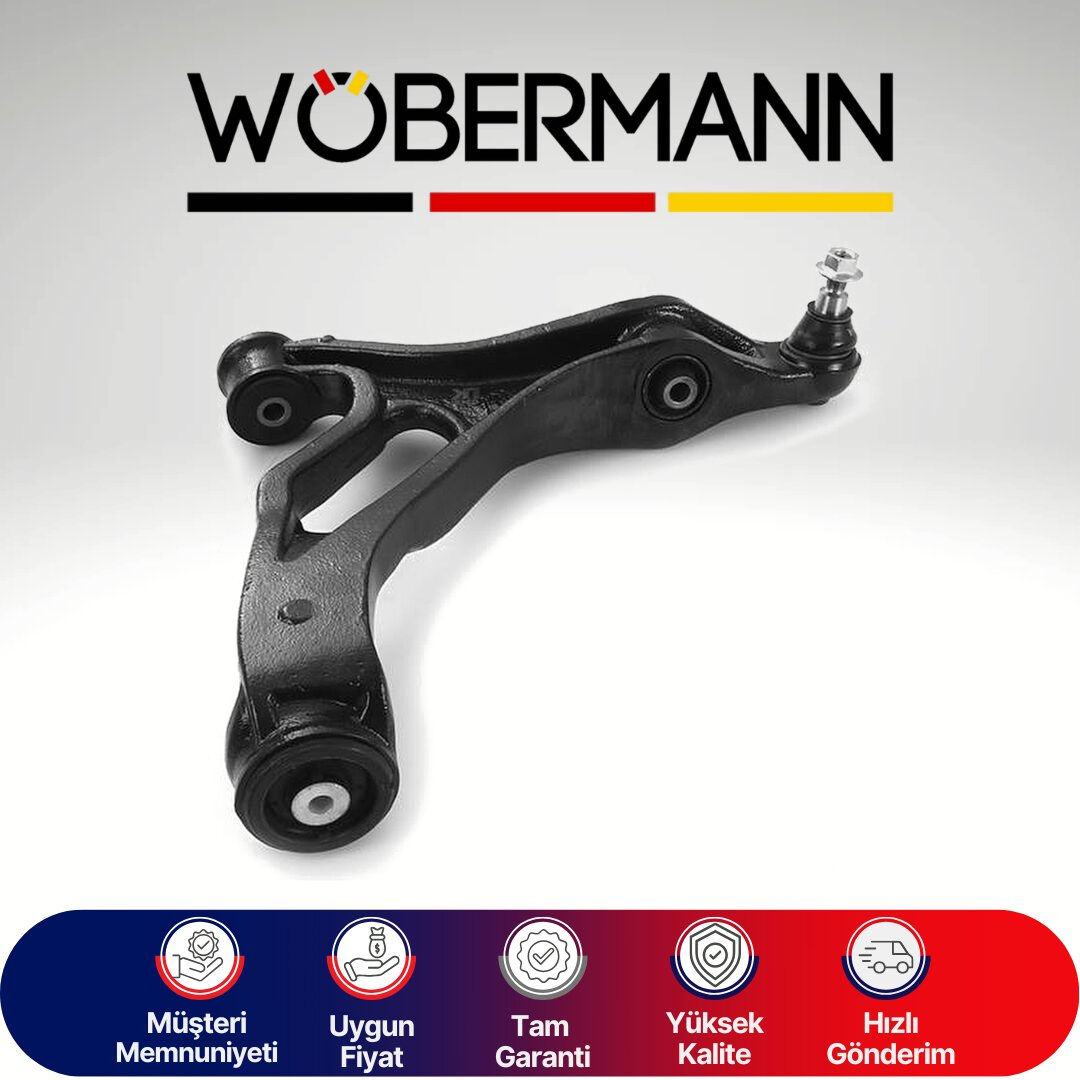 Wöbermann Q7 4L-2006-2015-Porsche-Cayenne 955-2002-2010-VW-Touareg-2002-2010 Salıncak Rotilli Ön Sol 7L0407151K