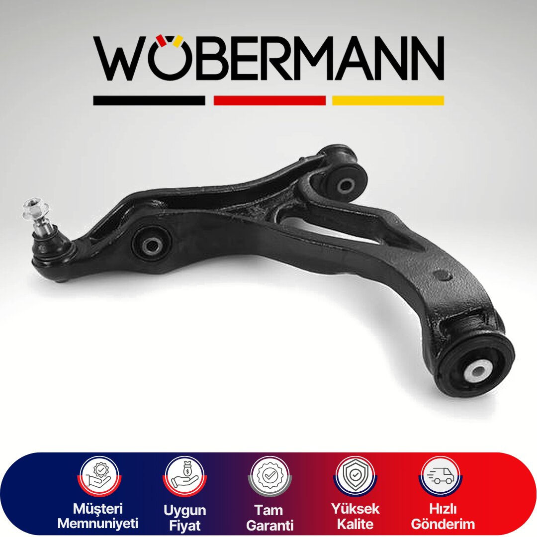 Wöbermann Q7 4L-2006-2015-Porsche-Cayenne 955-2002-2010-VW-Touareg-2002-2010 Salıncak Rotilli Ön Sağ 7L0407152K