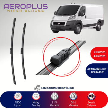 Aeroplus Fiat Ducato 2006-2020 Muz Silecek Takımı