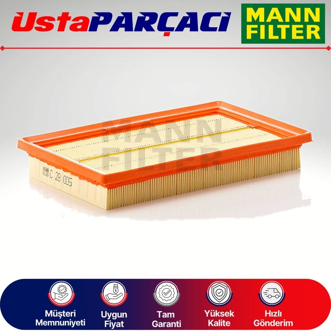 Mann-Filter Hyundai Atos 1.1 Benzinli Hava Filtresi 2006-2008 C28005 2811305700