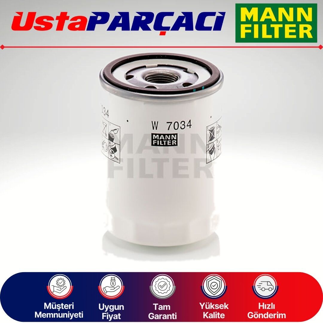 Mann-Filter Yağ Filtresi W7034 GK2Q-6714-AA