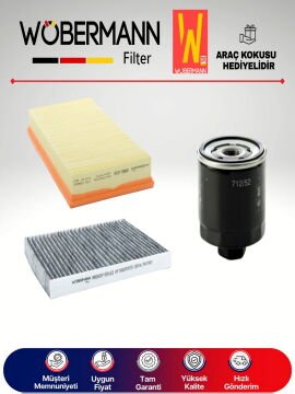 Wöbermann VW Golf 4 1.6 Fsi Filtre Bakım Seti 2002-2006 3KP BAD