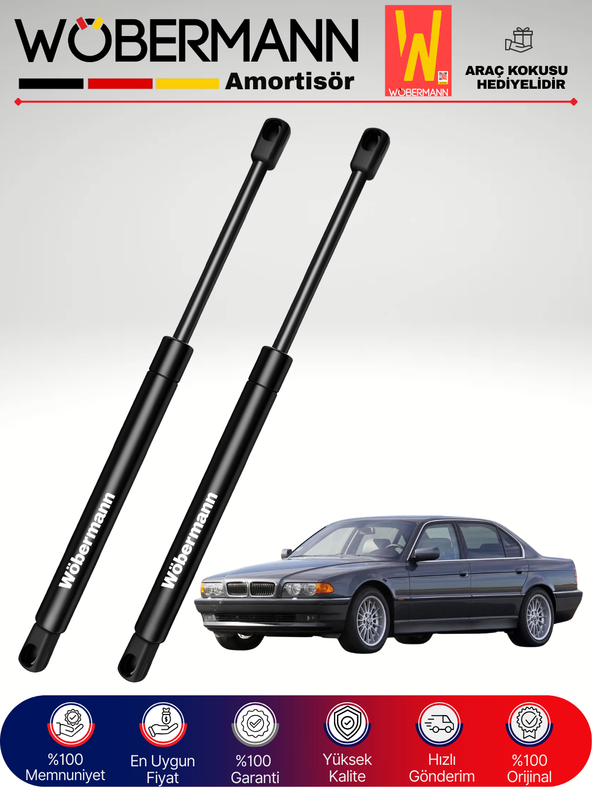 Wöbermann Bmw E38 Bagaj Amortisörü Takım Sağ-Sol 1994-2001