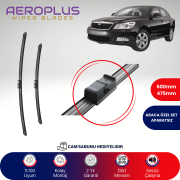 Aeroplus Skoda Octavia 2 2004-2013 Muz Silecek Takımı