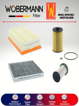 Wöbermann VW Golf 7 1.6 Tdi Filtre Bakım Seti 2013-2020 4KP CLH-CRK-CXX-DDY-DBK-DGT