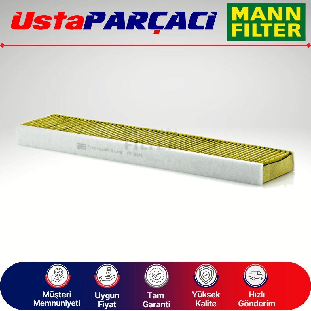 Mann-Filter Ford Mondeo Anti-Alerjen Karbonlu Polen Filtresi 2001-2007 FP5141 1115568
