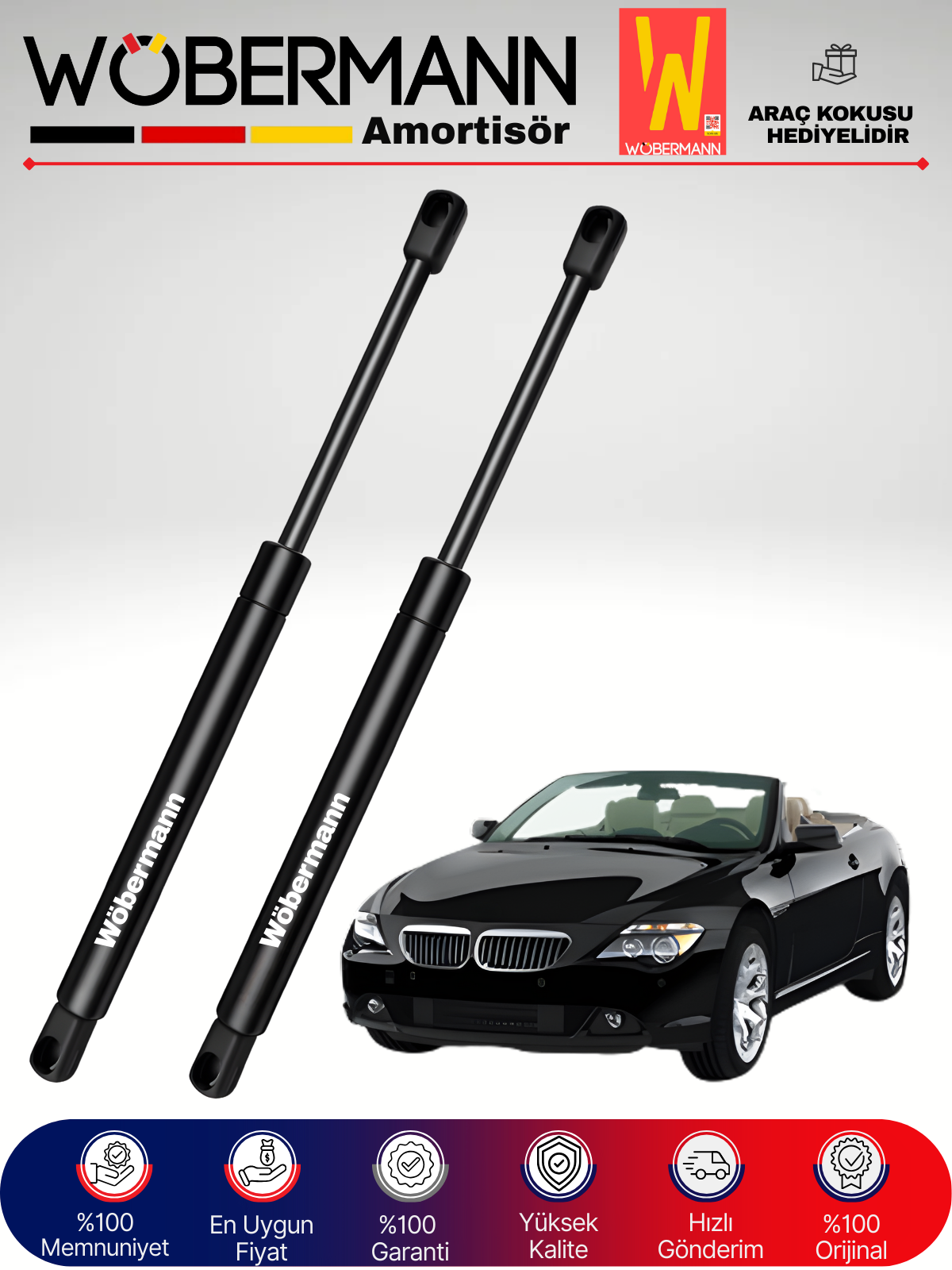 Wöbermann Bmw E64 Cabriolet Bagaj Amortisörü Takım Sağ-Sol 2004-2011
