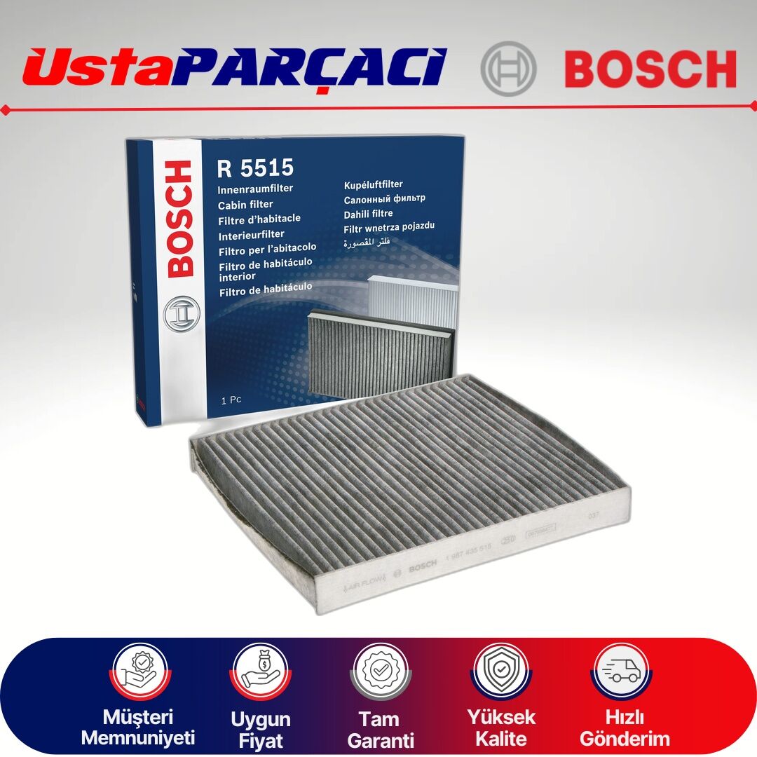 Bosch Karbonlu Polen Filtresi 1987435515