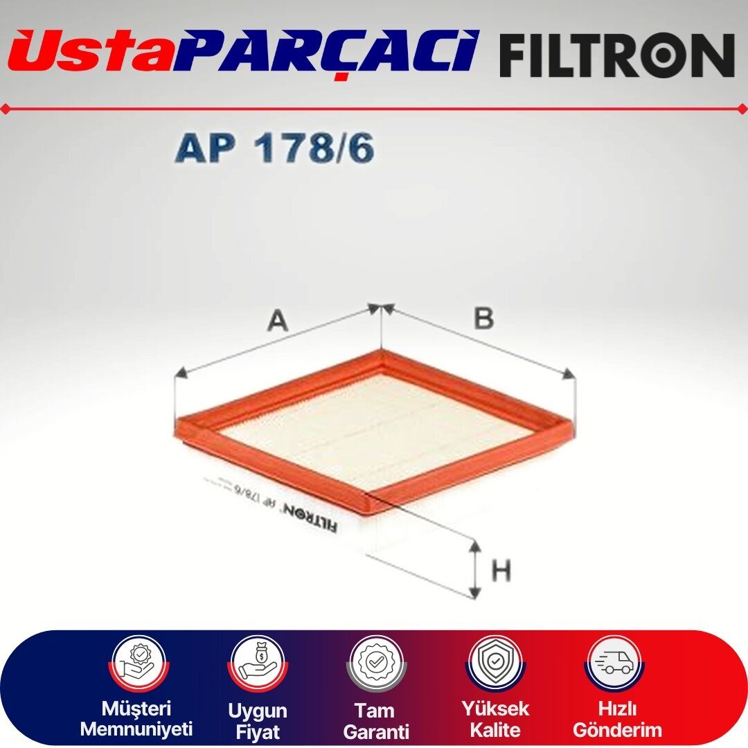 Filtron Hava Filtresi AP178/6 17801-24040