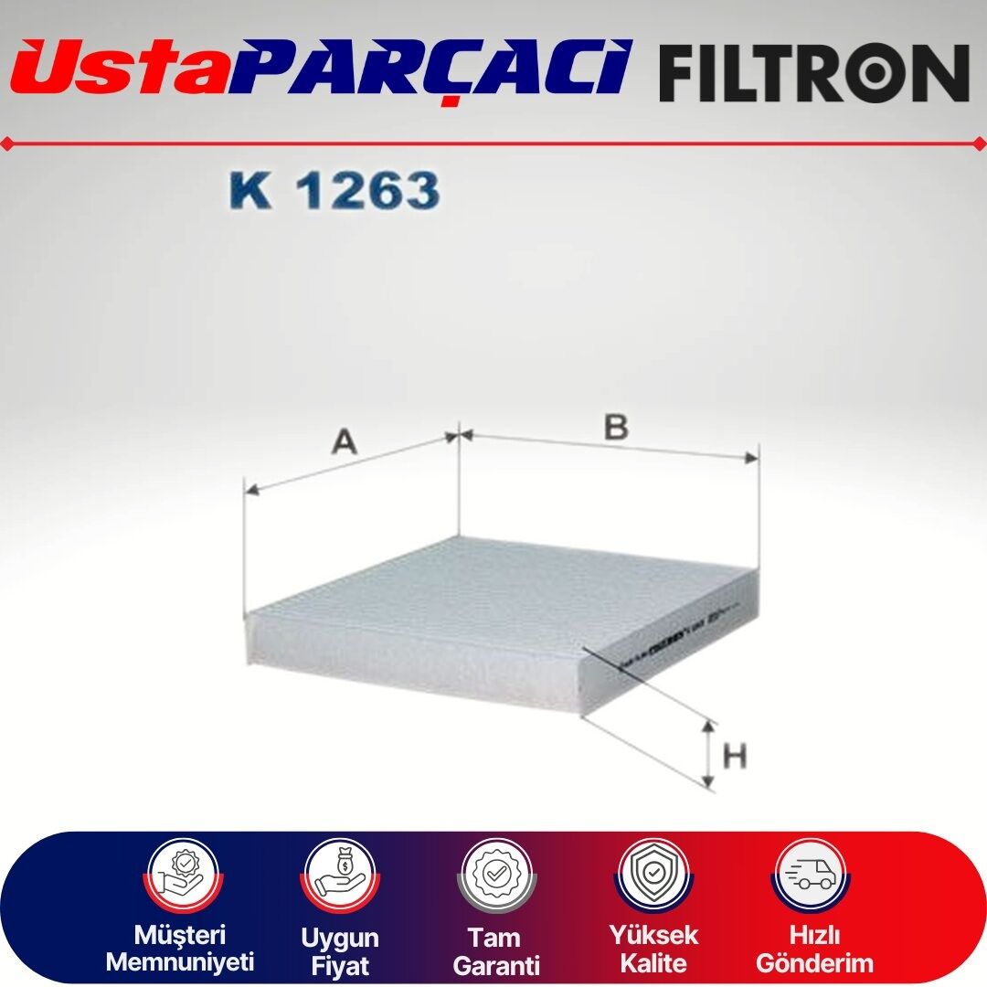Filtron Kia Soul Standart Polen Filtresi 2011-2014 K1263