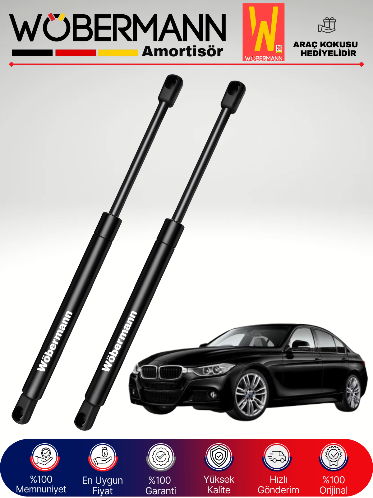 Wöbermann Bmw F30 Bagaj Amortisörü Takım Sağ-Sol 2011-2019