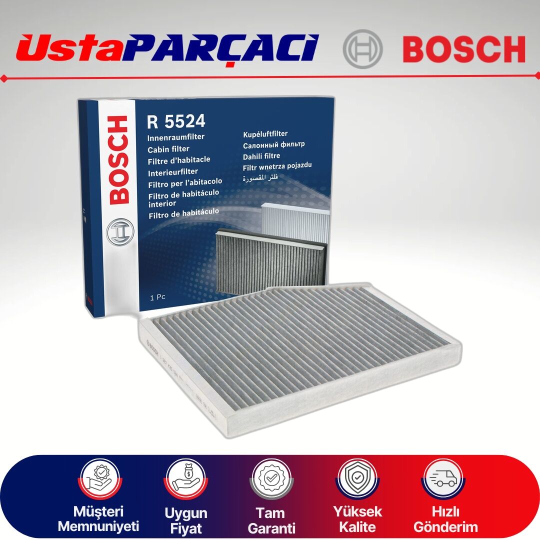 Bosch Karbonlu Polen Filtresi 1987435524
