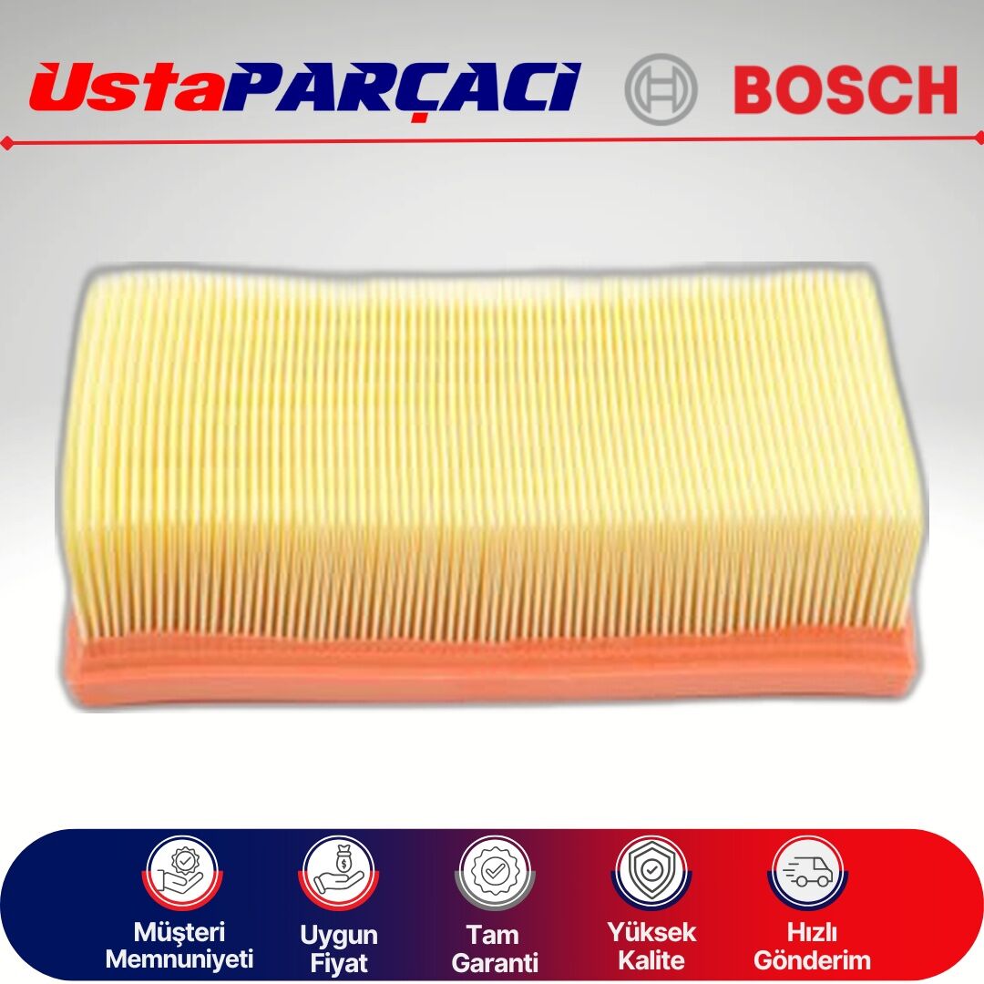 Bosch BMW 3 Serisi E46 3 20i 170HP Benzinli Hava Filtresi 2002-2005 1457433004 S3004 13721730946