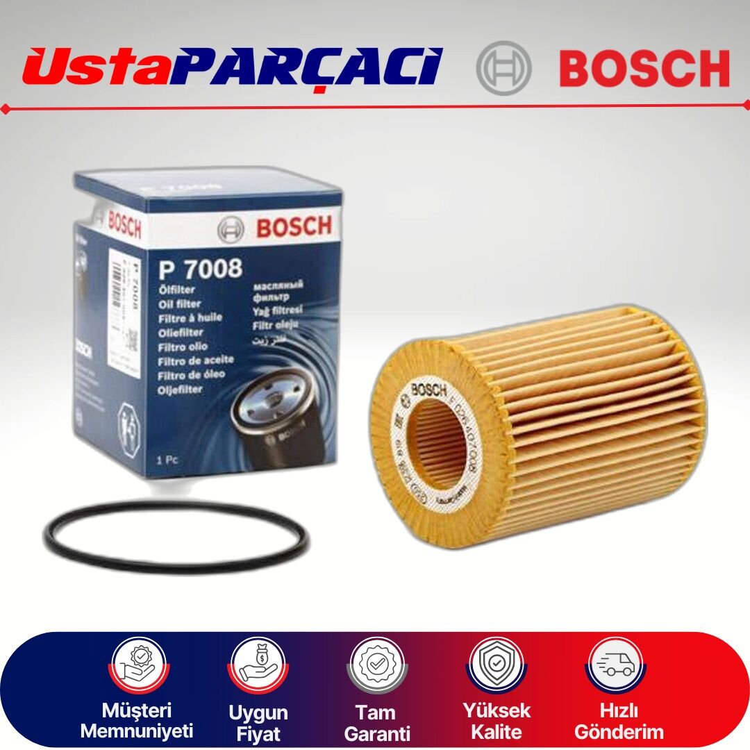Bosch F026407008 Yağ Filtresi P7008 05175571AA
