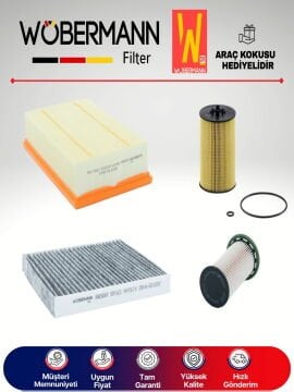 Wöbermann VW Polo 1.6 Tdi Filtre Bakım Seti 2018-2022 4KP DGT