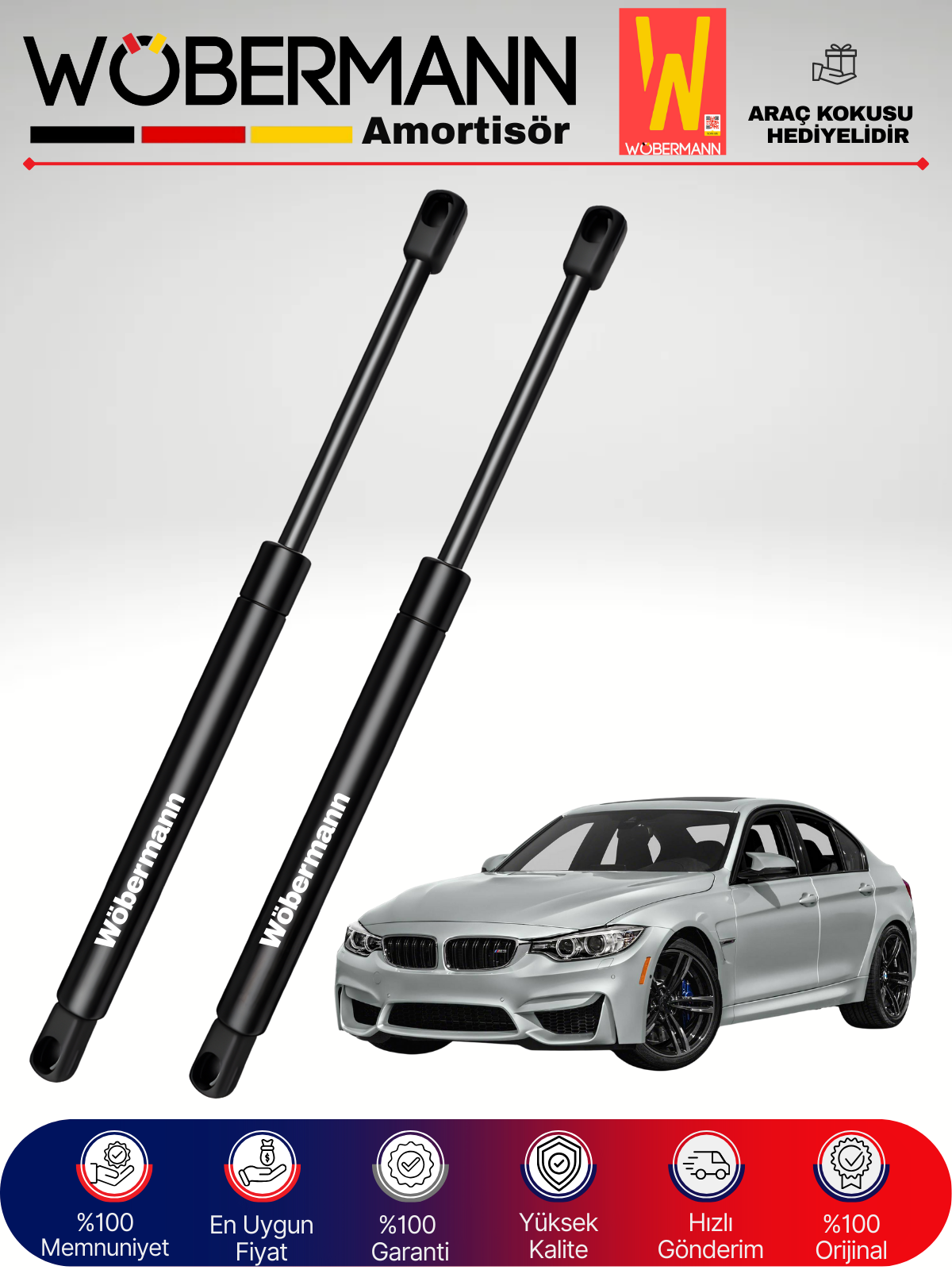 Wöbermann Bmw F80 Bagaj Amortisörü Takım Sağ-Sol 2011-2019