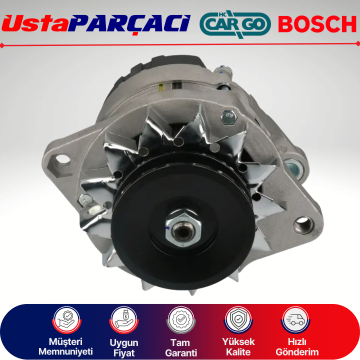 Ustaparçacı Bosch - Cargo Alternatör 14V 60A Tofaş Doğan Şahin Kartal M131 Şarj Dinamosu 4808507 4799364
