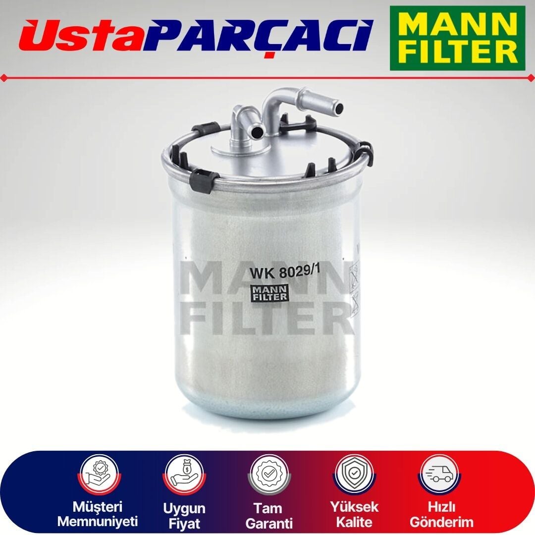 Mann-Filter Seat ibiza 1.4 Tdi Yakıt Filtresi 2015-2017 WK8029/1