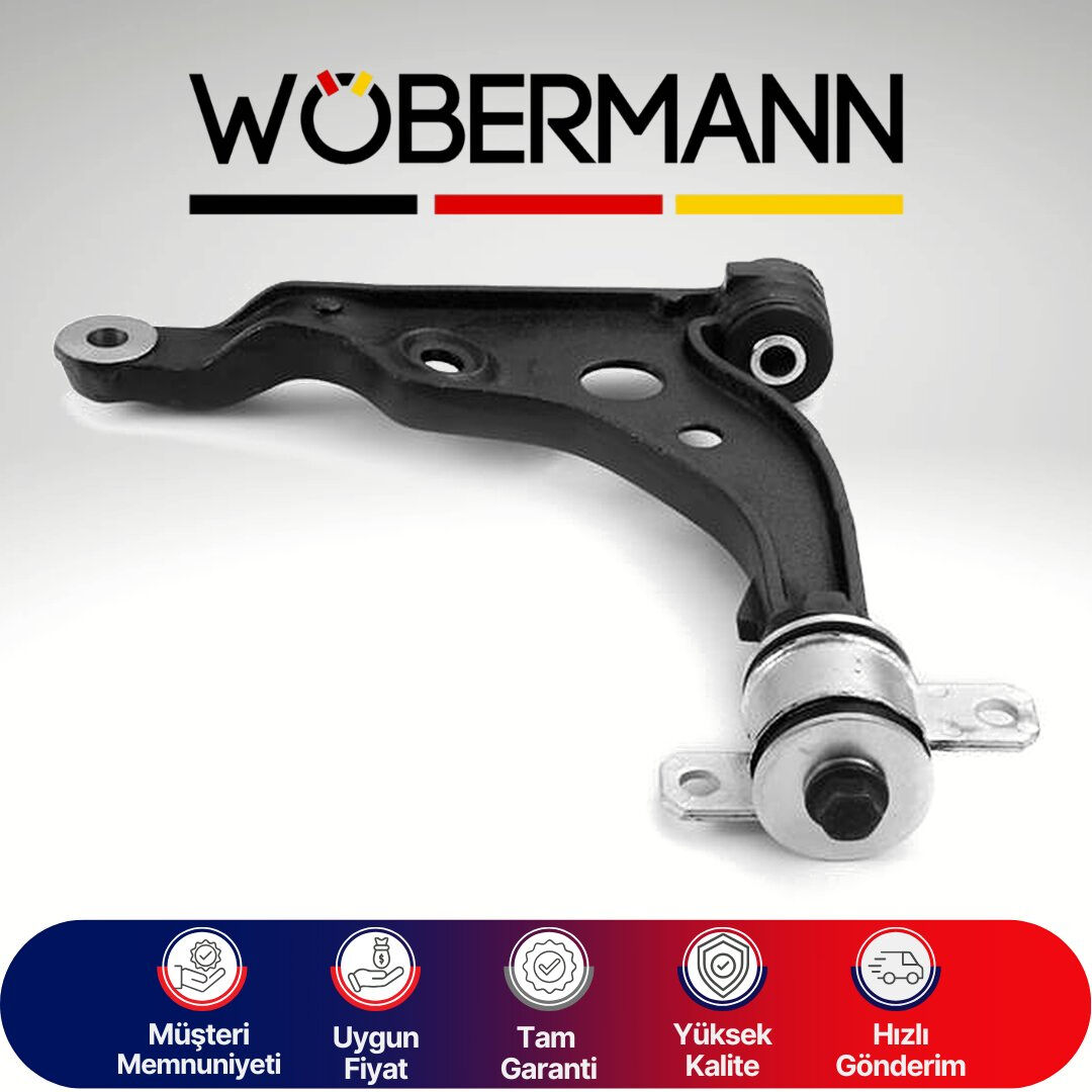 Wöbermann Jumper- Ducato- Boxer 1800 kg 1994-2002 465-425-84mm Salıncak Alt Rotilsiz Sol 3520.96