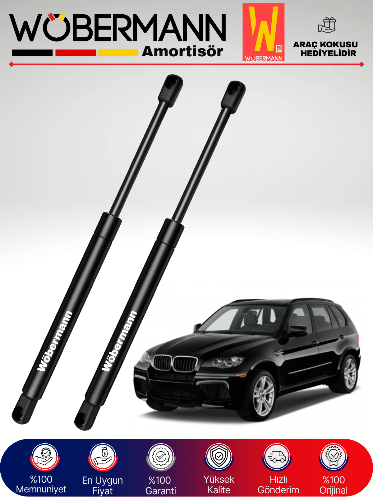 Wöbermann Bmw X5 E70 Bagaj Amortisörü Takım Sağ-Sol 2006-2014
