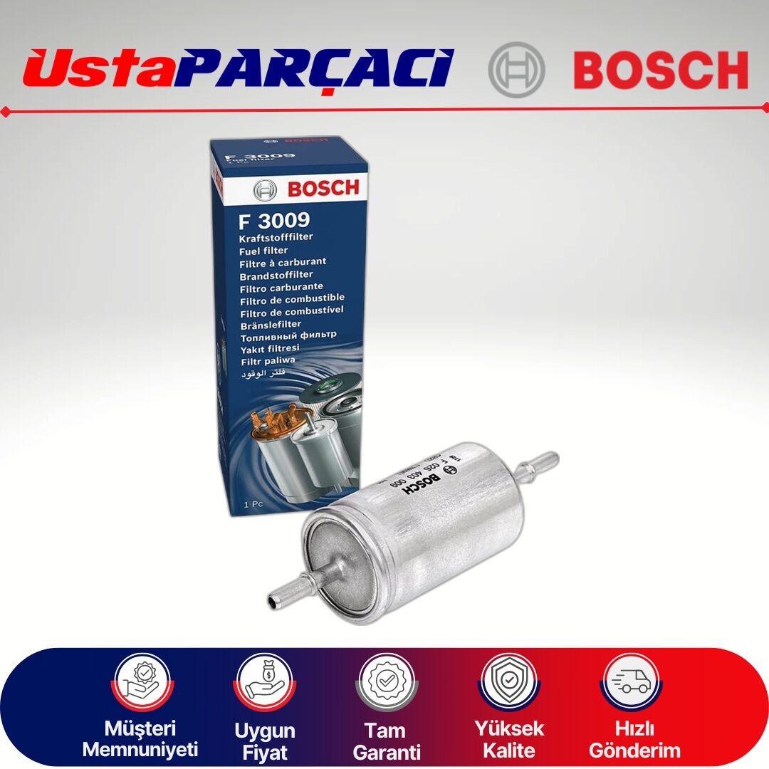Bosch Ford Focus 1.2 0 Benzinli Yakıt Filtresi 1998-2005 F026403009 LFHH20490A