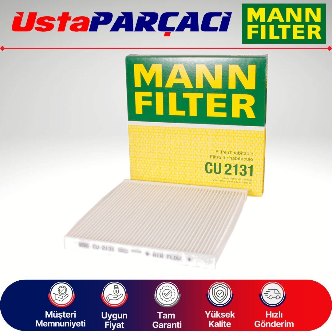 Mann-Filter Toyota Land Cruiser Standart Polen Filtresi 1999-2008 CU2131 8713906030