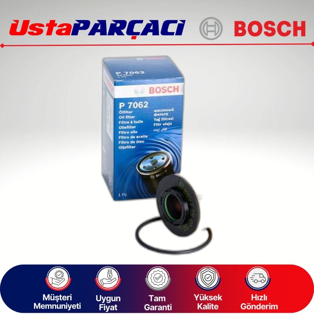 Bosch Yağ Filtresi F026407062 09864B7027 PM027 26320-2A001