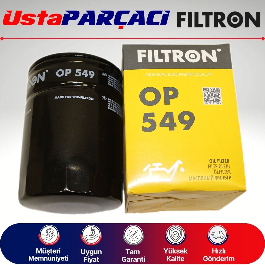 Filtron Yağ Filtresi OP549 155618A