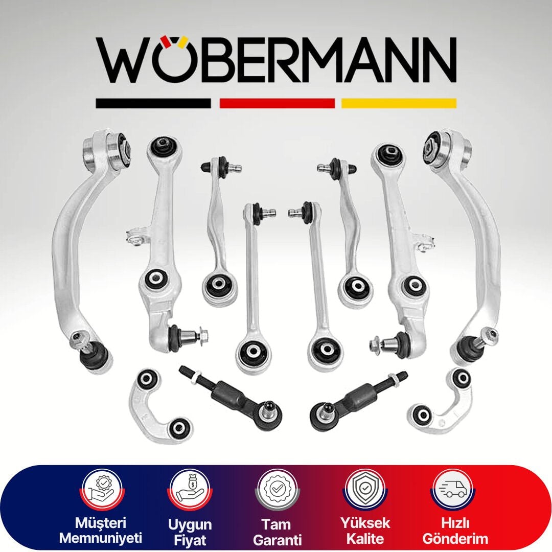 Wöbermann Seti VW Passat 4 1996-2000 Passat 5 3B3 2000-2005 A4 8E2.B6 2000-2004 Salıncak Ön Takım Komple 8D0498998