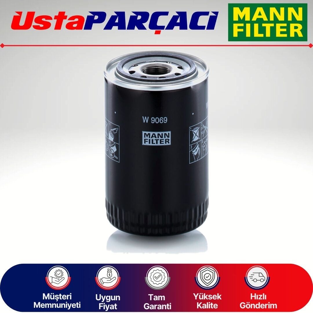 Mann-Filter Yağ Filtresi W9069 126-9907