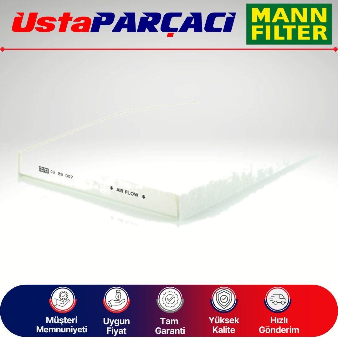 Mann-Filter Ford Transit Standart Polen Filtresi 2014-2024 CU29007 1812679