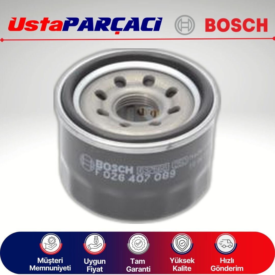 Bosch F026407089 Yağ Filtresi P7089 A1321800010