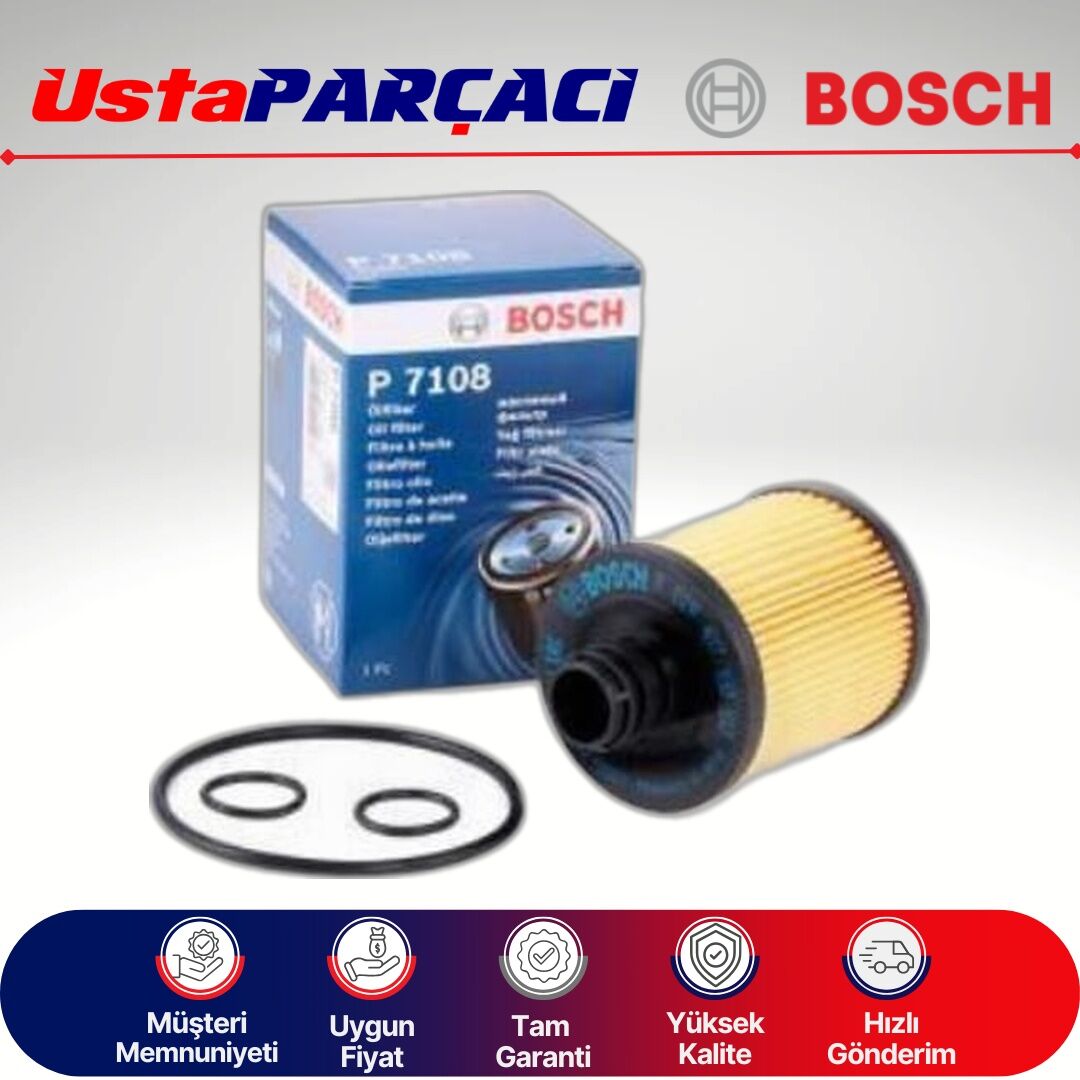 Bosch Yağ Filtresi F026407108 P7108 55223416