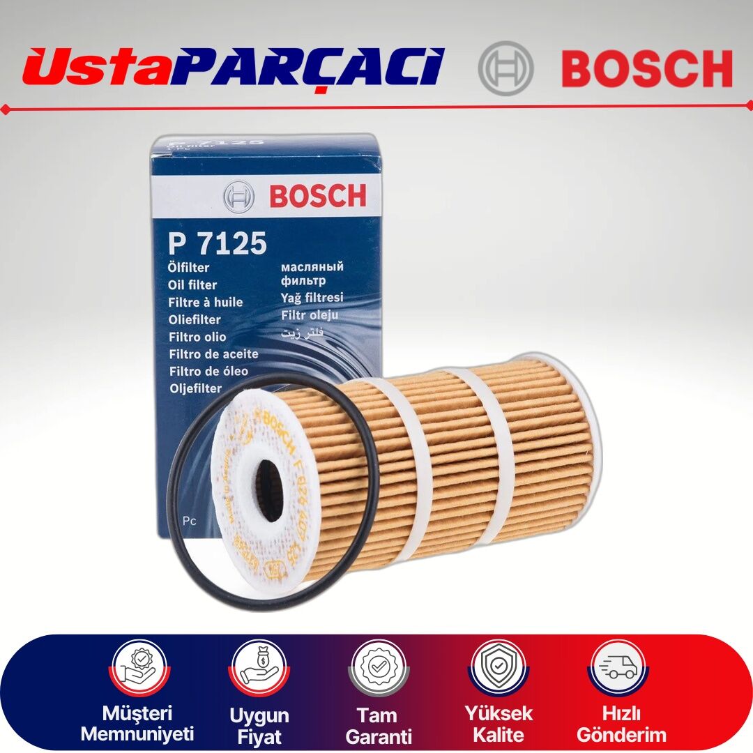 Bosch Yağ Filtresi F026407125 P7125 6000619752