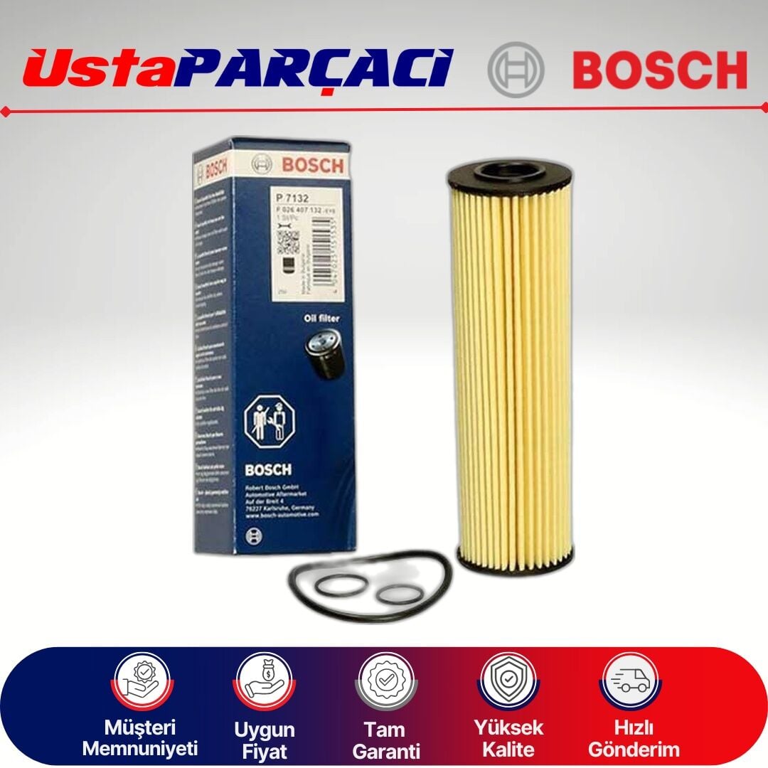 Bosch F026407132 Yağ Filtresi P7132 A2711740425