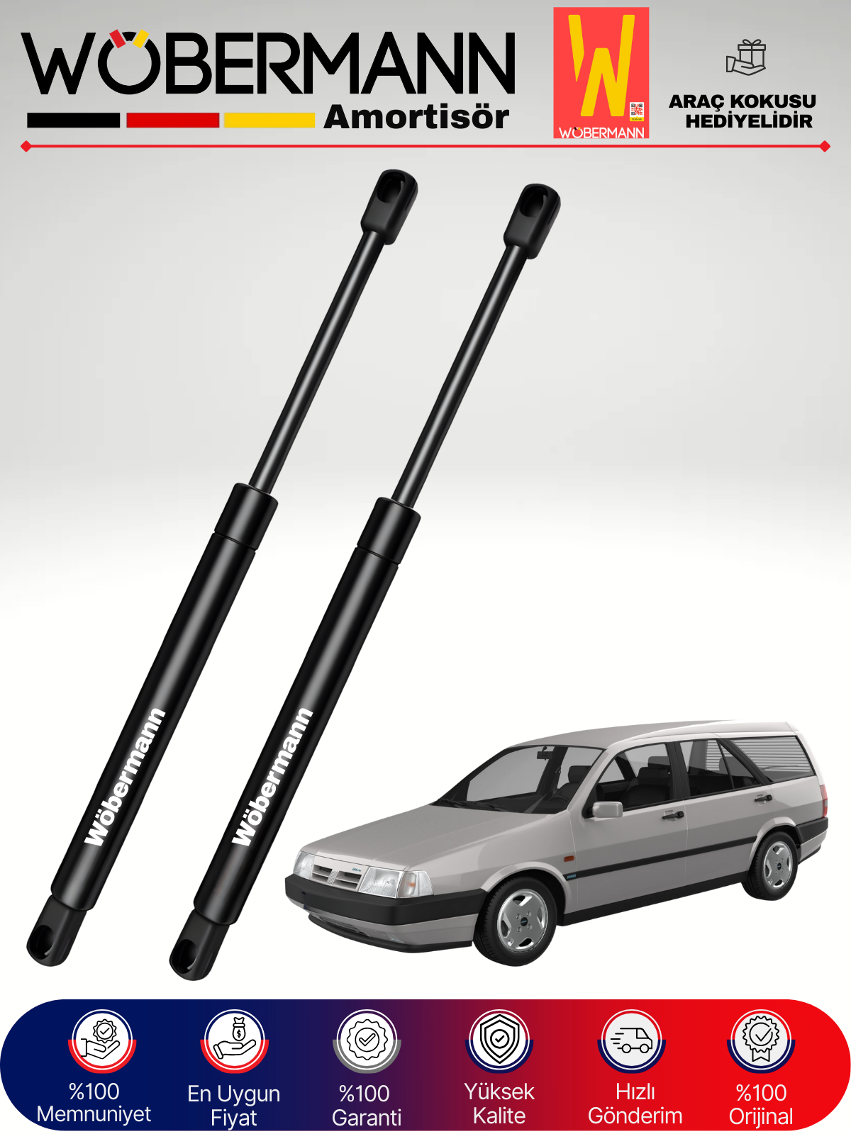 Wöbermann Fiat Tempra SW Bagaj Amortisörü Takım Sağ-Sol 1994-1999