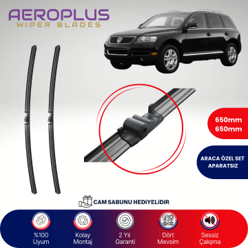 Aeroplus VW Touareg 2002-2007 Muz Silecek Takımı