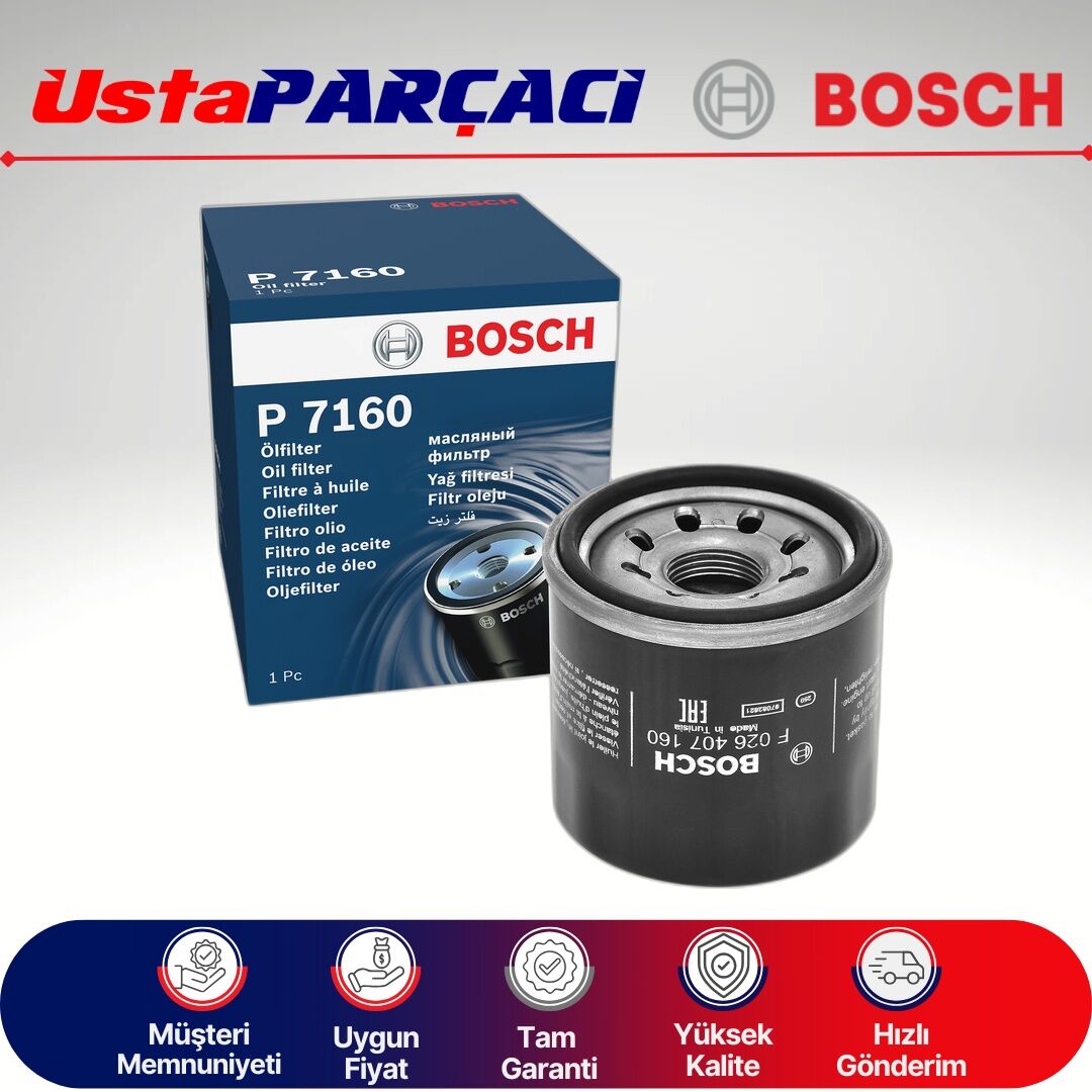 Bosch Yağ Filtresi F026407160 P7160 PE01-14-302