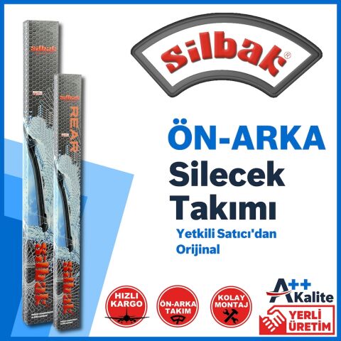 Silbak BMW 1 Serisi E81-E87 2004-2011 Ön Arka Muz Silecek Takımı