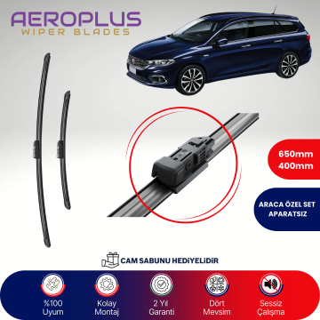 Aeroplus Fiat Egea SW 2015-2025 Muz Silecek Takımı