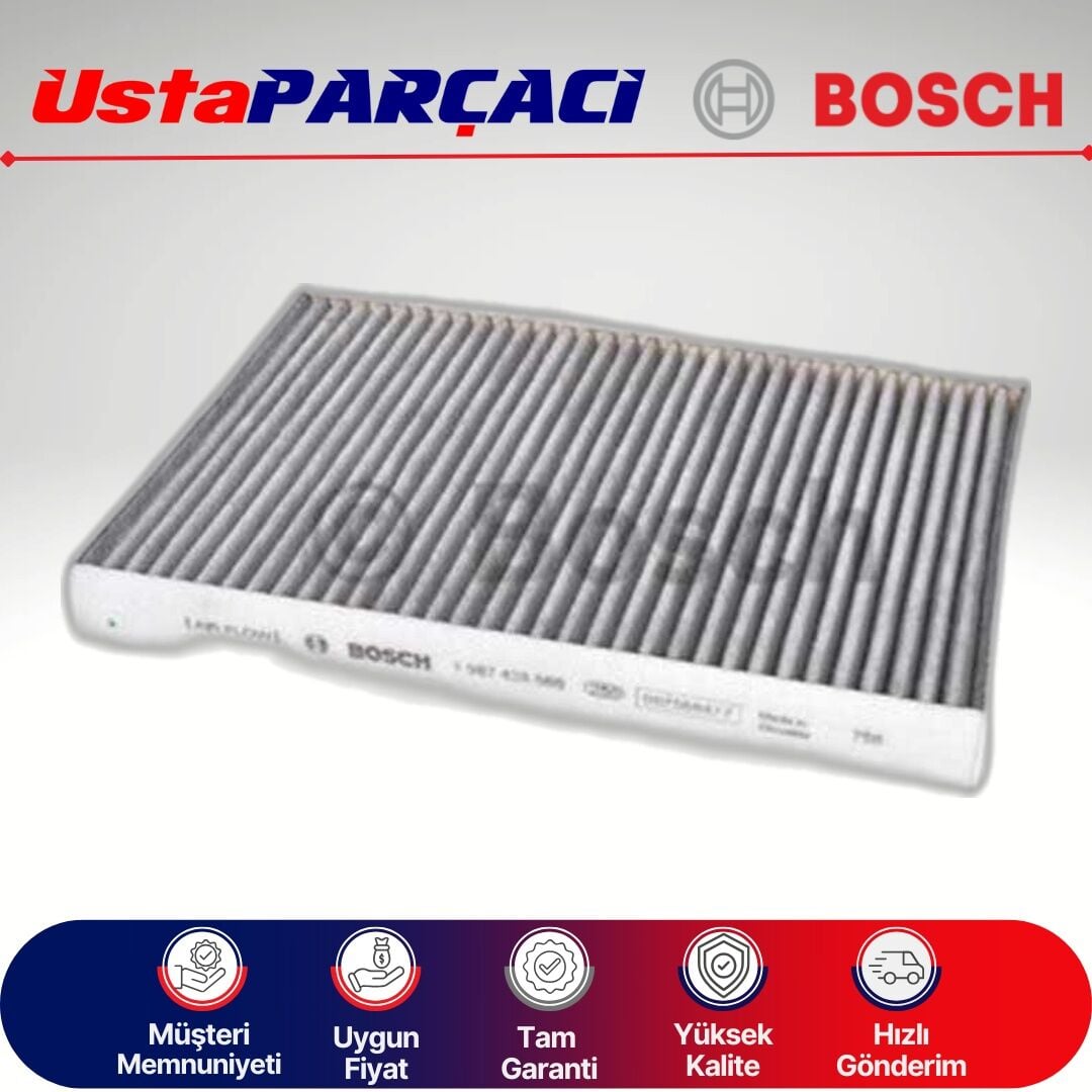 Bosch Audi A5 Karbonlu Polen Filtresi 2017-2024 1987435560