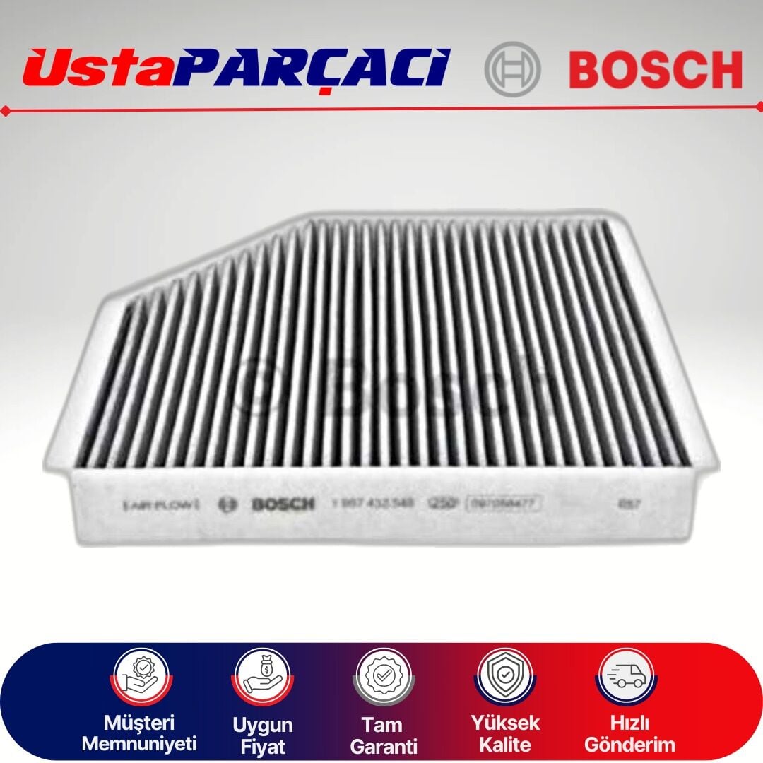Bosch Audi A6 Karbonlu Polen Filtresi 2011-2018 1987432548