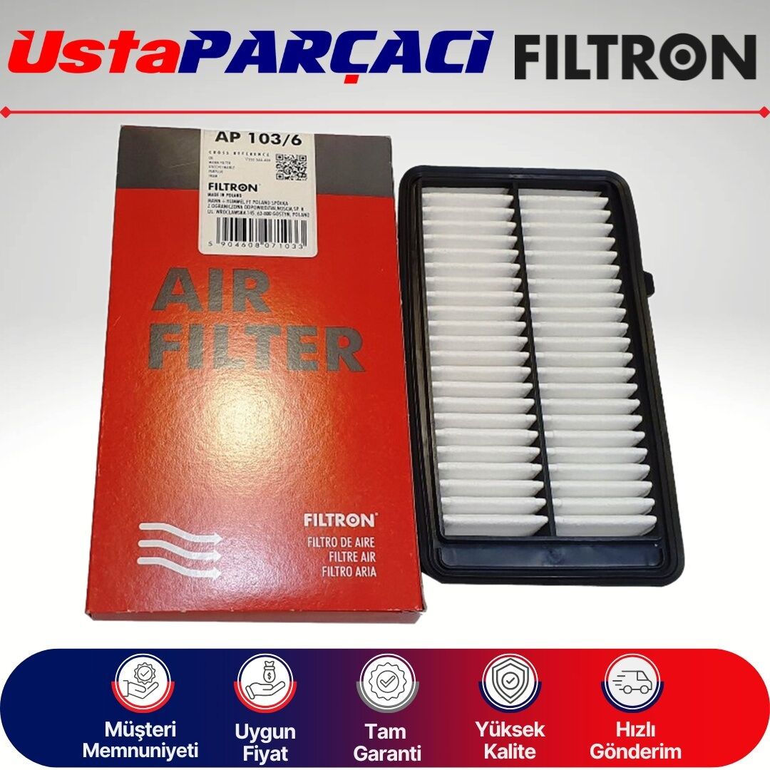 Filtron Honda  CR-V  1.5 Vtec Hava Filtresi 2018-2023 AP103/6 17220-5AA-A00
