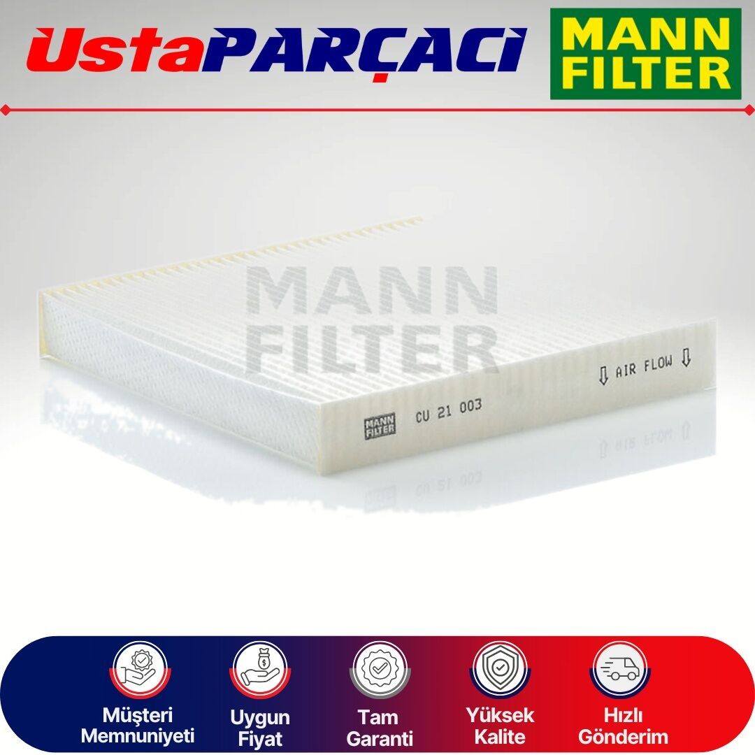Mann-Filter Honda CR-Z Standart Polen Filtresi 2011-2013 CU21003 80291-TF0-E01