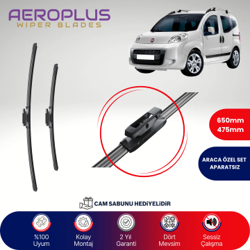 Aeroplus Fiat Fiorino 2007-2024 Muz Silecek Takımı
